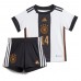 Tyskland Jamal Musiala #14 Hjemme Trøje Børn VM 2022 Kortærmet (+ Korte bukser)